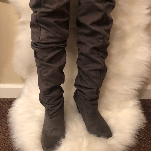 Shoes - Worn once only! Knee high boots!